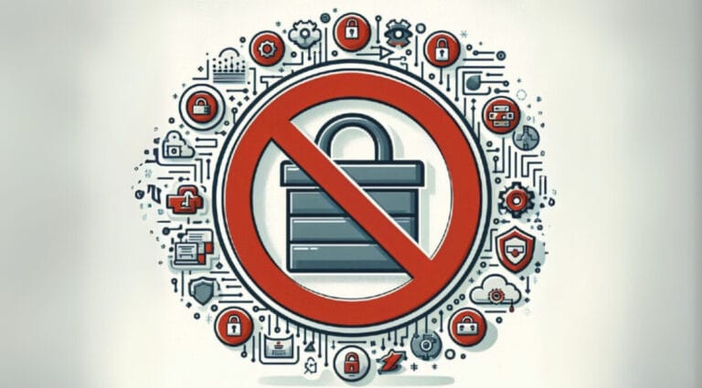 민감한 정보 입력 금지