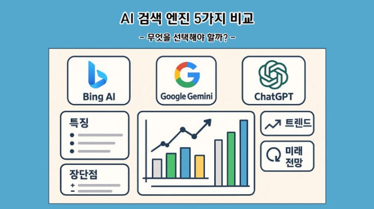 AI 검색 엔진 5가지 비교: 무엇을 선택해야 할까? - addthinking